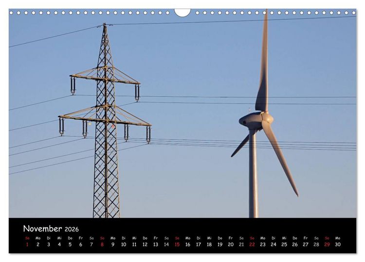 Produktbild: Unter Strom (Wandkalender 2026 DIN A3 quer), CALVENDO Monatskalender