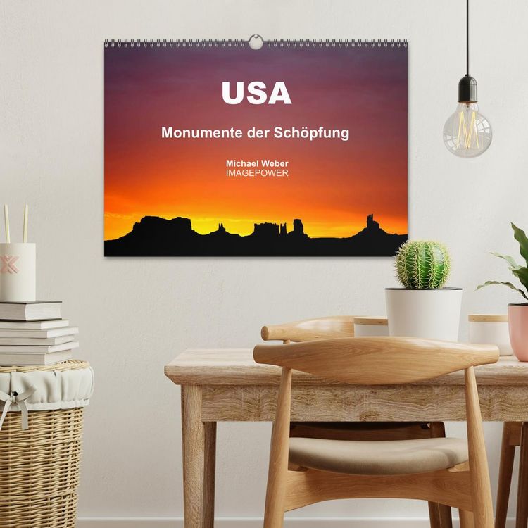 Produktbild: USA - Monumente der Sch&ouml;pfung (Wandkalender 2026 DIN A3 quer), CALVENDO Monatskalender
