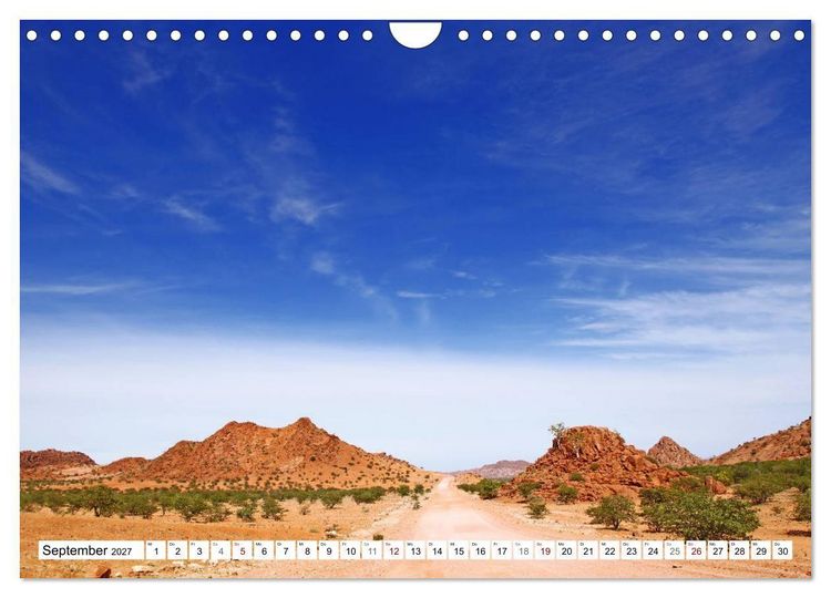 Produktbild: Namibia - Weite sp&uuml;ren (Wandkalender 2027 DIN A4 quer), CALVENDO Monatskalender