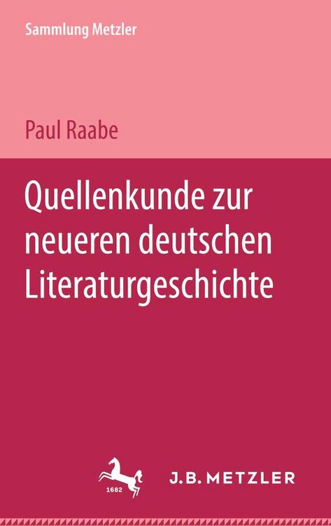 Produktbild: Quellenkunde zur neueren deutschen Literaturgeschichte