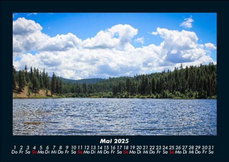 Produktbild: Die Seen der Erde 2025 Fotokalender DIN A5