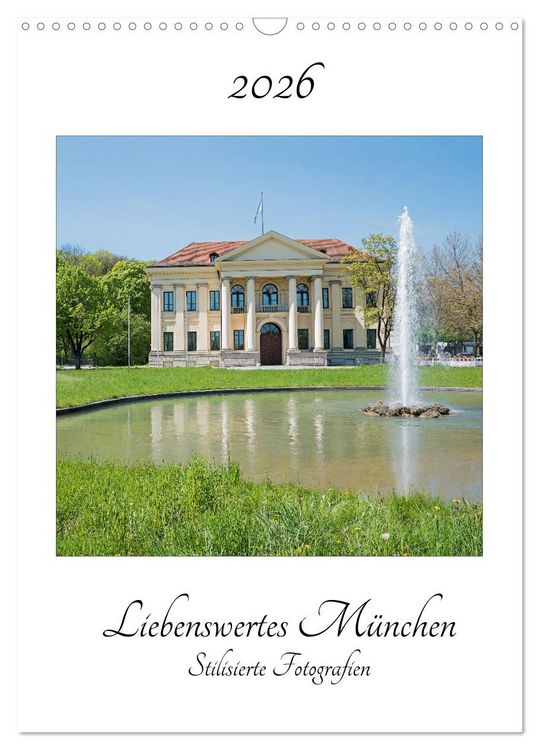 Produktbild: Liebenswertes M&uuml;nchen - Stilisierte Fotografien (Wandkalender 2026 DIN A3 hoch), CALVENDO Monatskalender