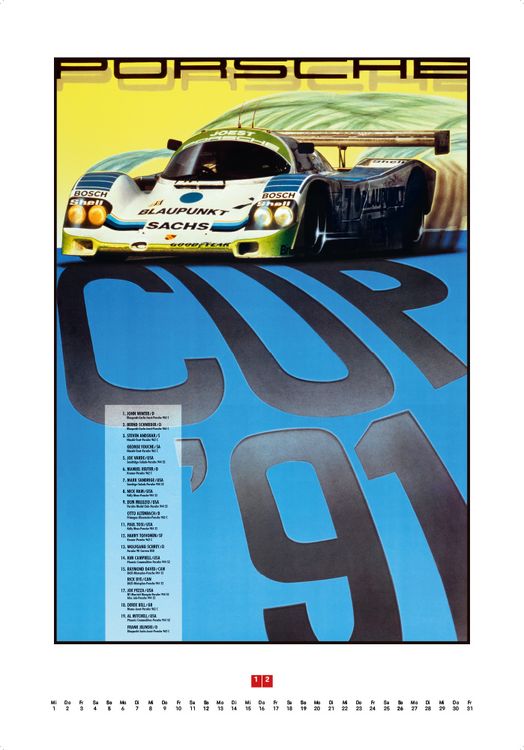Produktbild: Porsche Rennplakate 2027