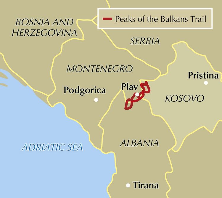 Produktbild: The Peaks of the Balkans Trail