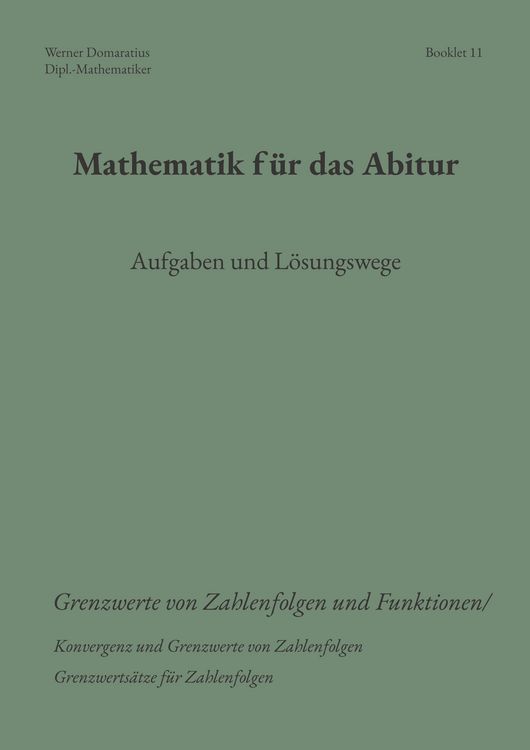 Produktbild: Mathematik f&uuml;r das Abitur