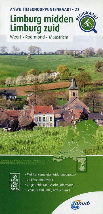 Produktbild: Limburg-midden Limburg zuid (Maastricht / Weert / Roermond) 1:100 000