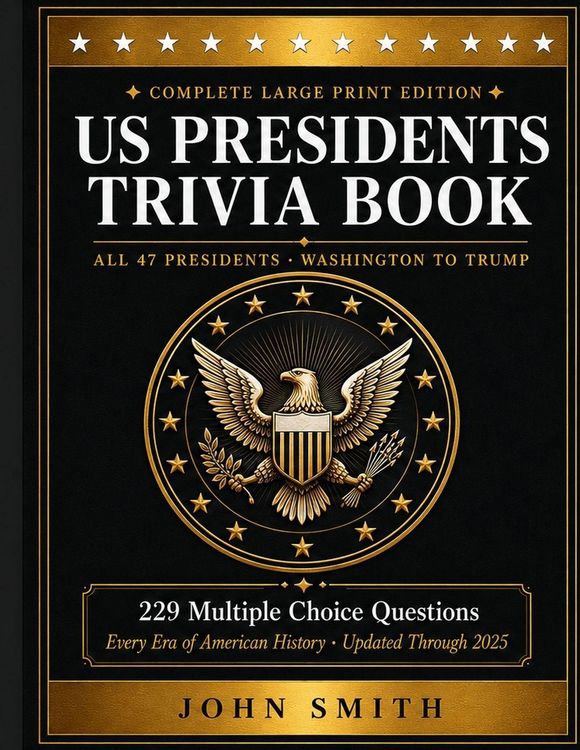 Produktbild: US Presidents Trivia Book