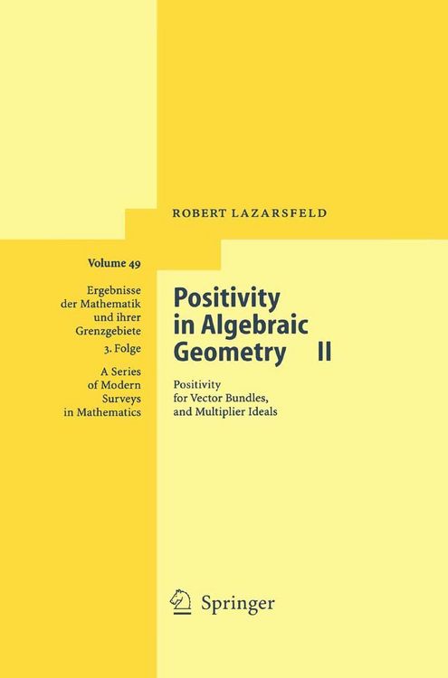 Produktbild: Positivity in Algebraic Geometry II