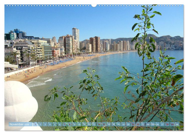 Produktbild: Alicante - Benidorm - Calp (Wandkalender 2026 DIN A2 quer), CALVENDO Monatskalender