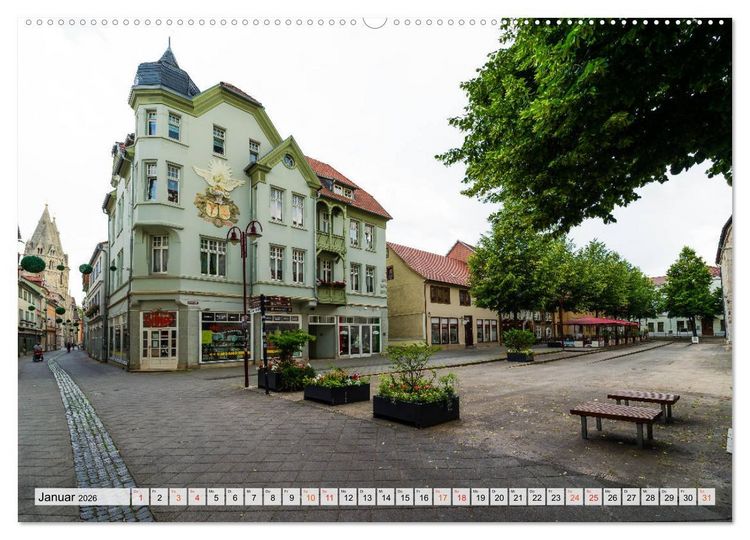 Produktbild: M&uuml;hlhausen Impressionen (hochwertiger Premium Wandkalender 2026 DIN A2 quer), Kunstdruck in Hochglanz