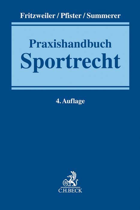Produktbild: Praxishandbuch Sportrecht
