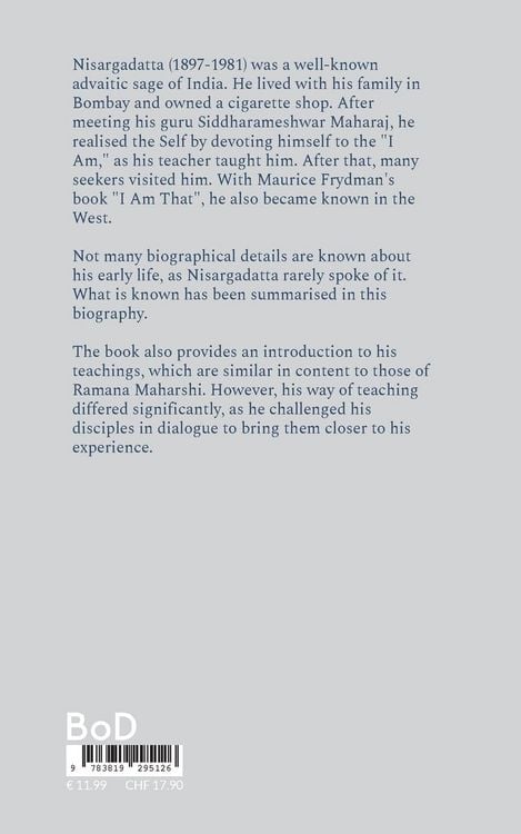 Produktbild: Nisargadatta Maharaj