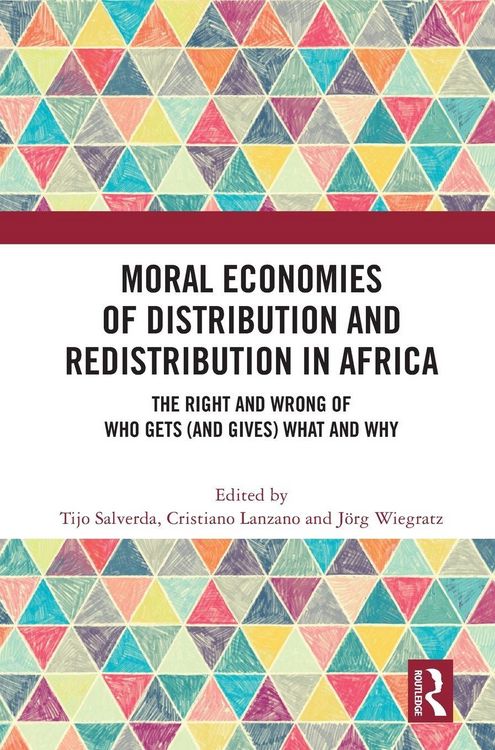 Produktbild: Moral Economies of Distribution and Redistribution in Africa