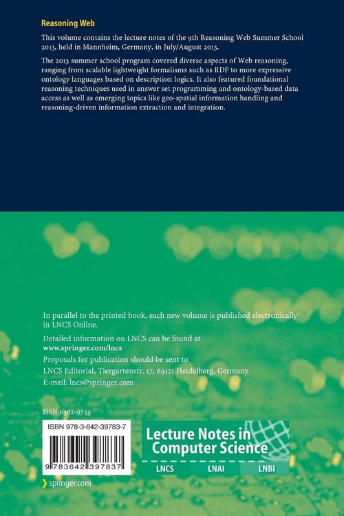 Produktbild: Reasoning Web. Semantic Technologies for Intelligent Data Access
