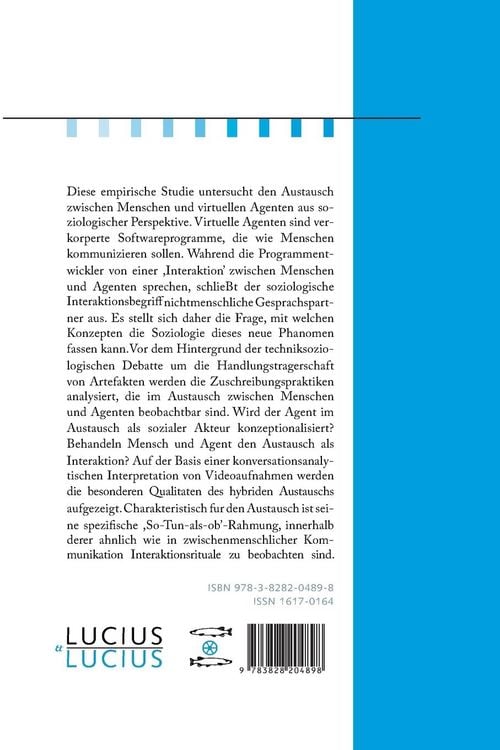 Produktbild: Interaktion mit virtuellen Agenten? Realit&auml;ten zur Ansicht