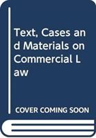 Produktbild: Johnson, H: Text, Cases and Materials on Commercial Law