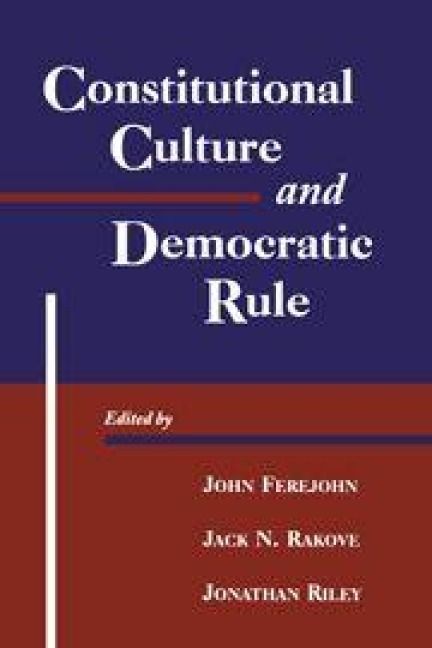 Produktbild: Constitutional Culture and Democratic Rule