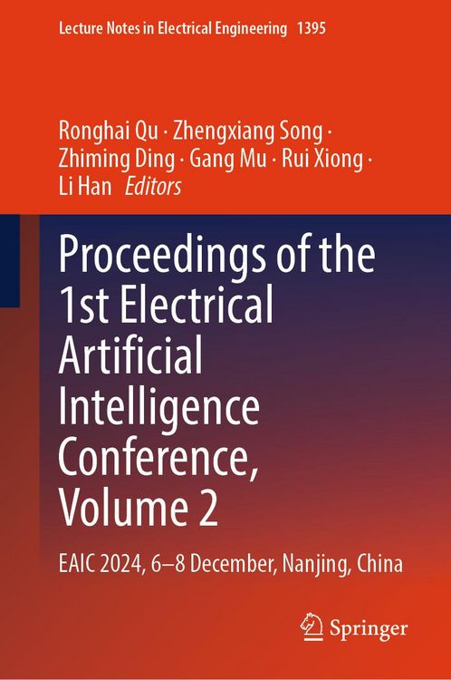 Produktbild: Proceedings of the 1st Electrical Artificial Intelligence Conference, Volume 2
