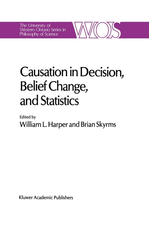 Produktbild: Causation in Decision, Belief Change, and Statistics