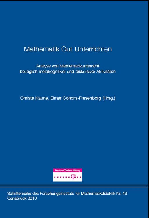 Produktbild: Mathematik Gut Unterrichten