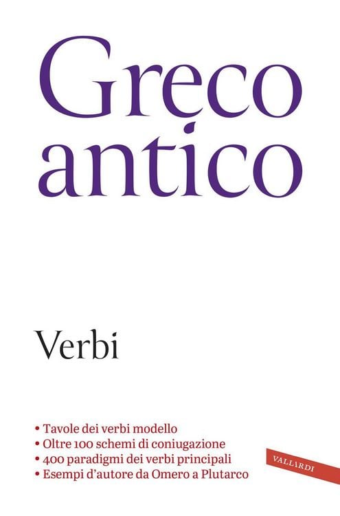 Produktbild: Greco antico. Verbi