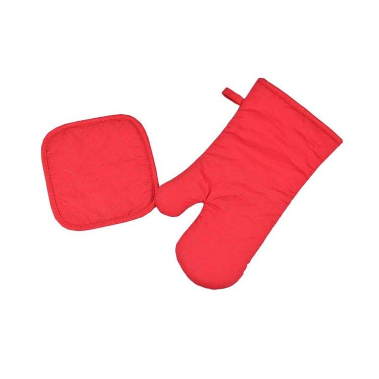KitchenAid Ofenhandschuhe Set 2-tlg Passion Red - Hitzebeständig Bis 260°C