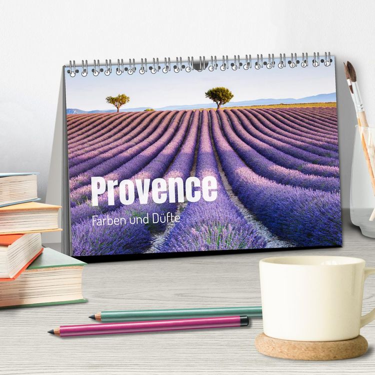 Produktbild: Provence - Farben und D&uuml;fte (Tischkalender 2026 DIN A5 quer), CALVENDO Monatskalender