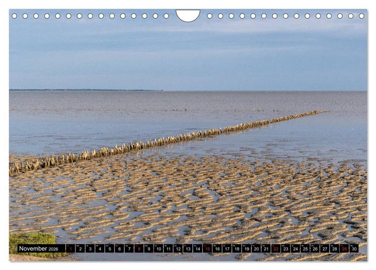 Produktbild: Urlaub auf R&ouml;m&ouml; (Wandkalender 2026 DIN A4 quer), CALVENDO Monatskalender