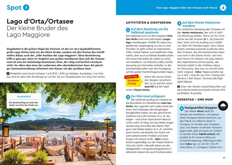 Produktbild: MARCO POLO Camper Guide Lombardei, Piemont & Ligurien