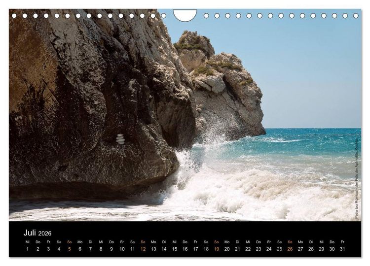 Produktbild: Zypern &ndash; Cyprus &ndash; Kypros (Wandkalender 2026 DIN A4 quer), CALVENDO Monatskalender
