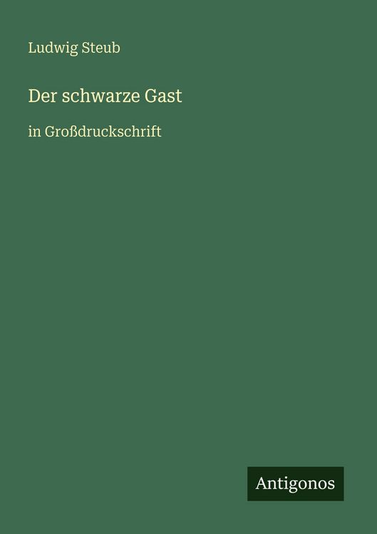 Produktbild: Der schwarze Gast
