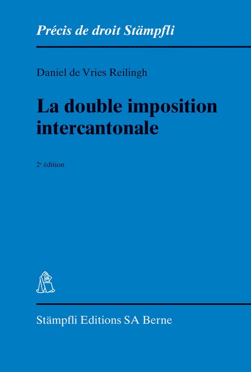 Produktbild: La double imposition intercantonale
