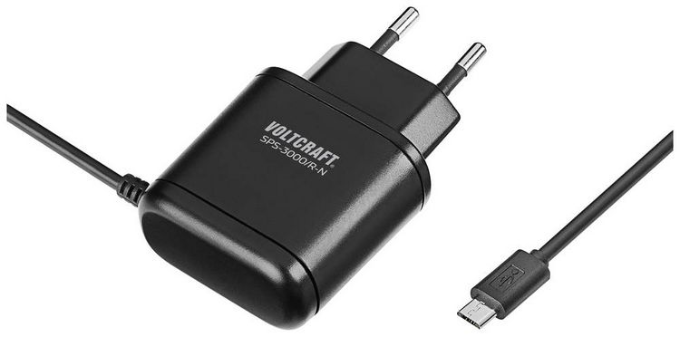 Produktbild: VOLTCRAFT SPS-3000/R-N Steckernetzteil, Festspannung Geeignet f&uuml;r: Raspberry Pi&reg; B, Raspberry Pi&reg; B+, Raspberry Pi&reg; 2