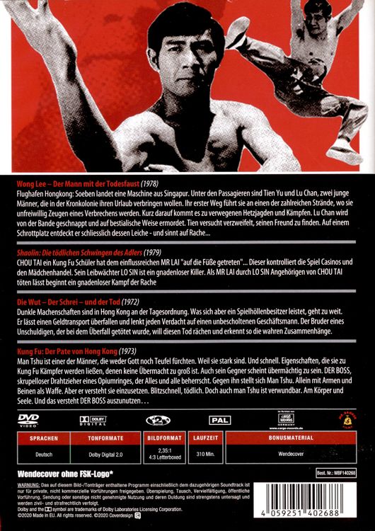 Produktbild: Die Todesbox des Kung Fu - Limitiert auf 1000 St&uuml;ck [2 DVDs]