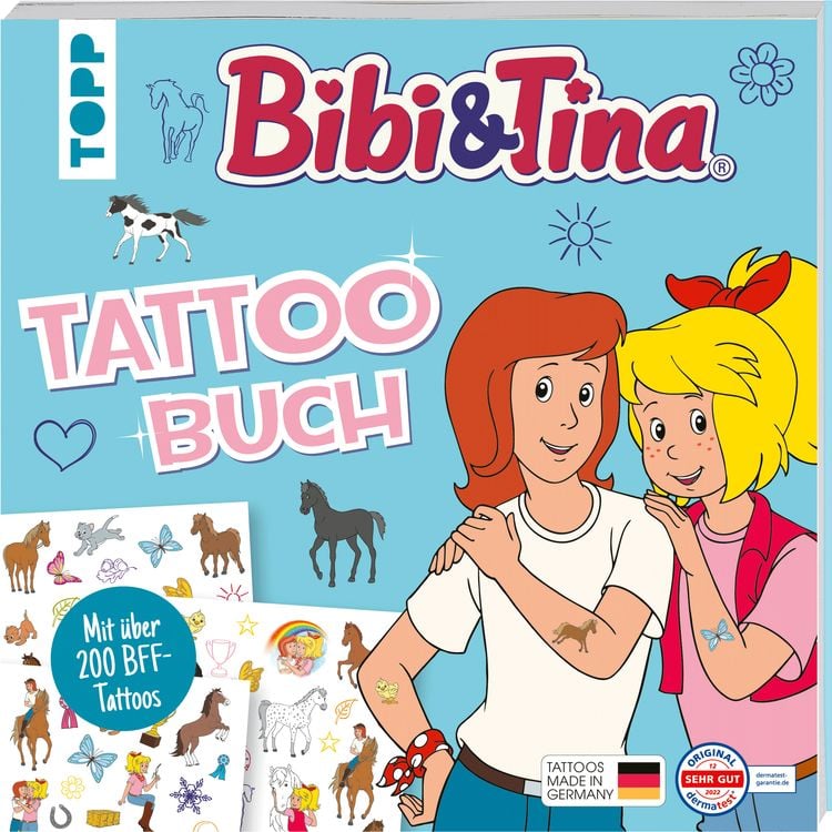 Bild vom Artikel Tattoobuch Bibi & Tina vom Autor Frechverlag