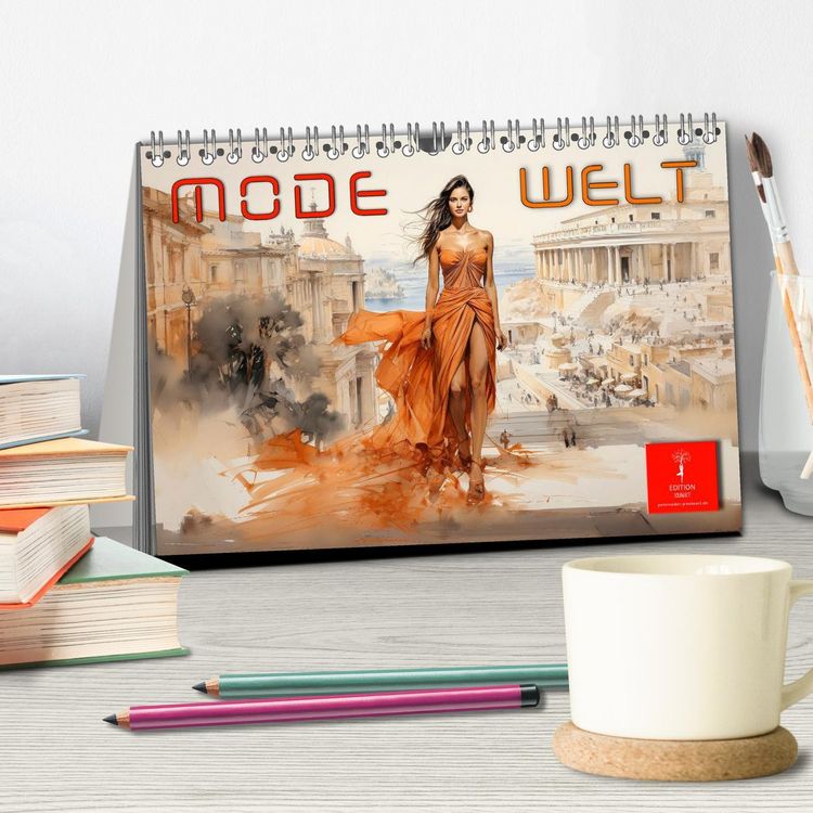 Produktbild: Mode Welt (Tischkalender 2026 DIN A5 quer), CALVENDO Monatskalender