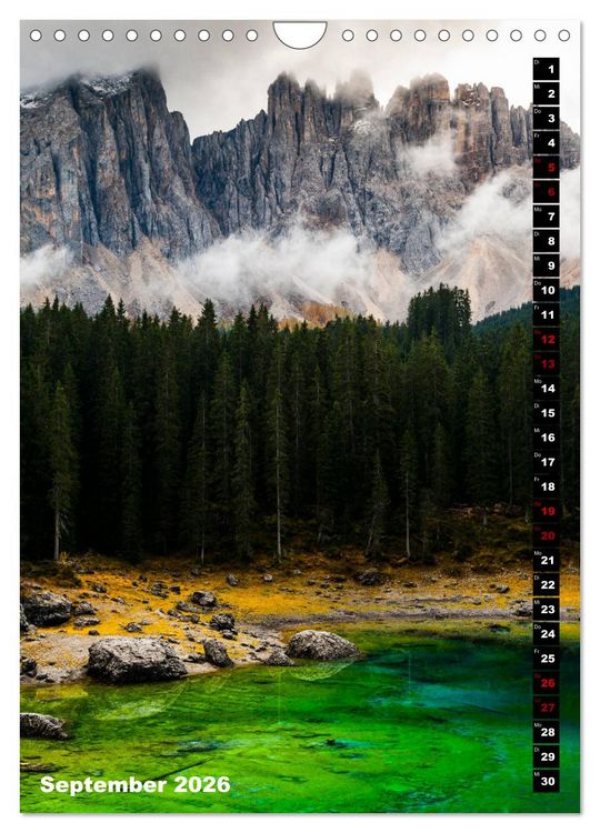 Produktbild: Dolomiten. Italien (Wandkalender 2026 DIN A4 hoch), CALVENDO Monatskalender