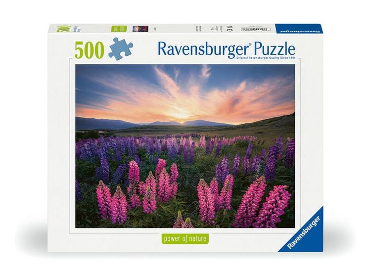 Produktbild: Erwachsenenpuzzle 500 Teile - Lupinen