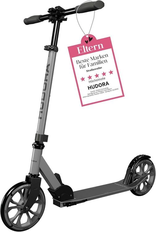 Produktbild: HUDORA 14468 - Scooter Up 200, iron, grau, Alu-Cityroller