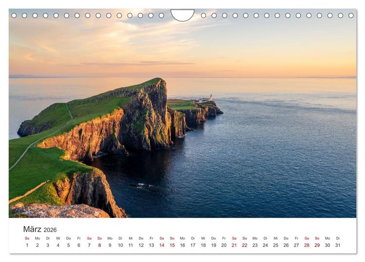 Produktbild: Schottland - Die wilde Sch&ouml;nheit der Highlands (Wandkalender 2026 DIN A4 quer), CALVENDO Monatskalender