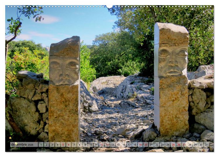 Produktbild: Les C&eacute;vennes typiques (Calendrier mural 2026 DIN A2 vertical) calendrier de bureau