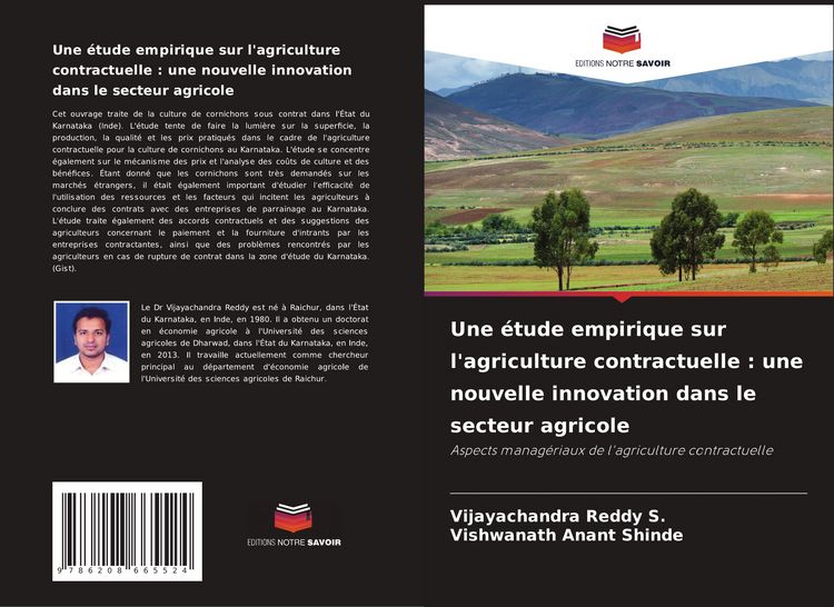 Produktbild: Une &eacute;tude empirique sur l'agriculture contractuelle : une nouvelle innovation dans le secteur agricole