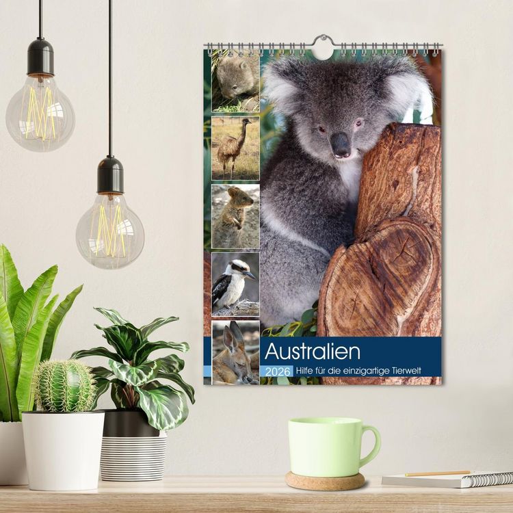 Produktbild: Australien - Hilfe f&uuml;r die einzigartige Tierwelt (Wandkalender 2026 DIN A4 hoch), CALVENDO Monatskalender