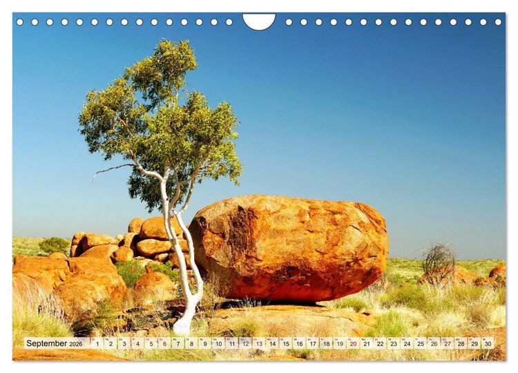 Produktbild: Australien - "Nur wo Du zu Fu&szlig; warst, bist Du wirklich gewesen" (Wandkalender 2026 DIN A4 quer), CALVENDO Monatskalender