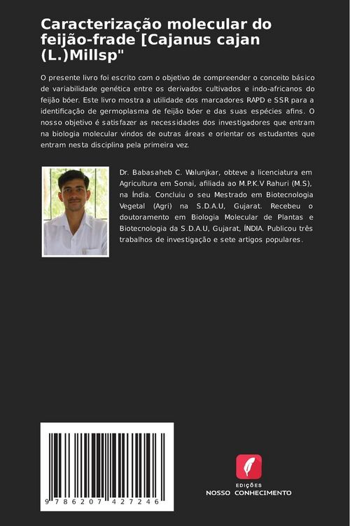 Produktbild: Caracteriza&ccedil;&atilde;o molecular do feij&atilde;o-frade [Cajanus cajan (L.)Millsp"