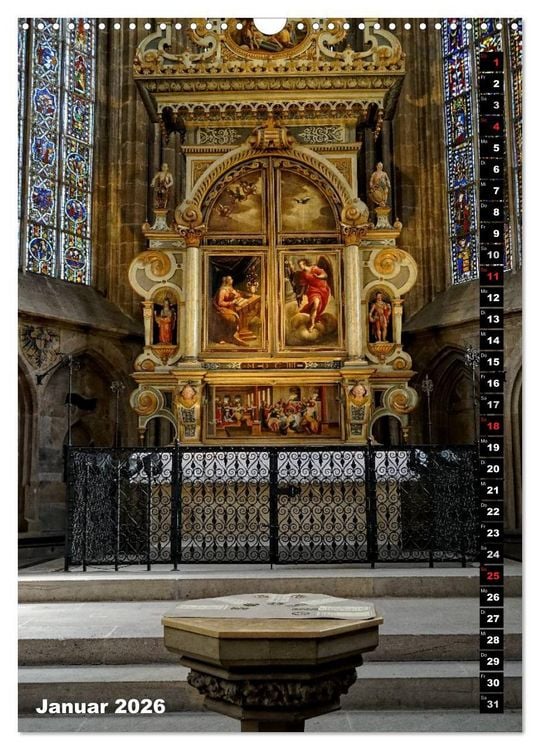 Produktbild: Esslingen in Hochform (Wandkalender 2026 DIN A3 hoch), CALVENDO Monatskalender