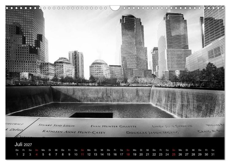 Produktbild: New York 2027 (Wandkalender 2027 DIN A3 quer), CALVENDO Monatskalender