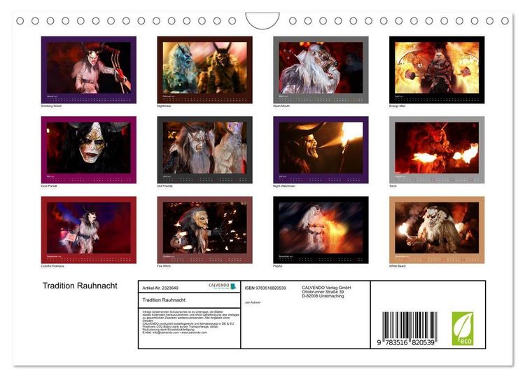 Produktbild: Tradition Rauhnacht (Wandkalender 2027 DIN A4 quer), CALVENDO Monatskalender