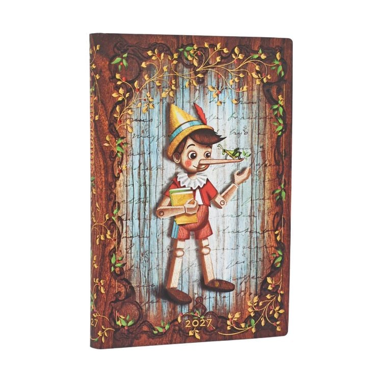 Produktbild: 12-Monatskalender 2027 Carlo Collodi, Pinocchio Mini Horizontal