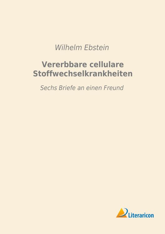 Produktbild: Vererbbare cellulare Stoffwechselkrankheiten